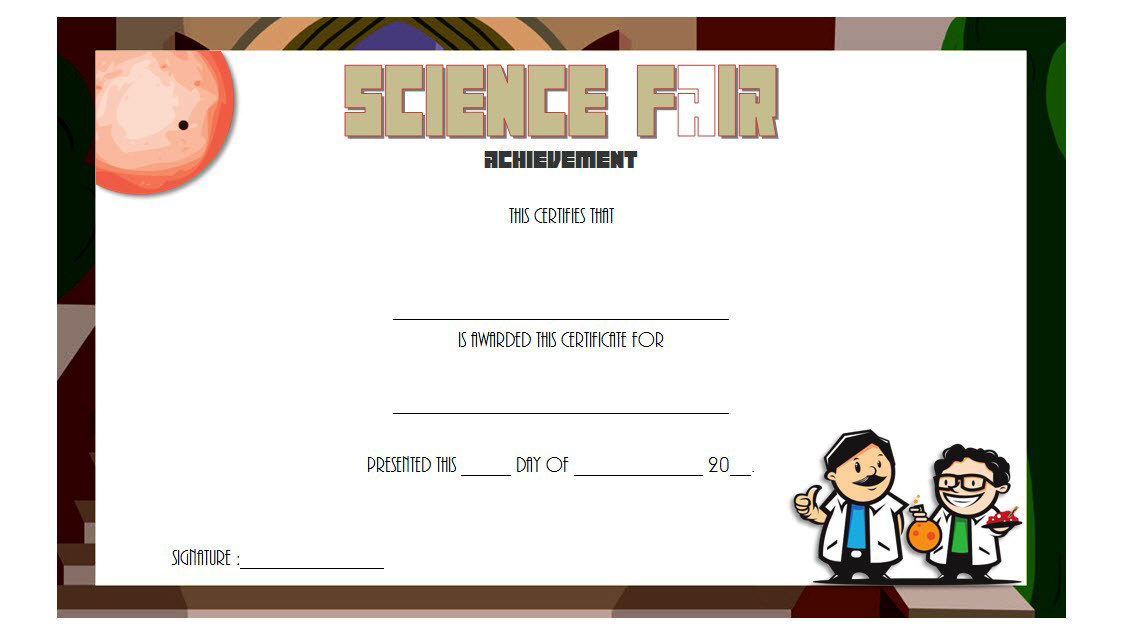 10 Amazing Science Fair Winner Certificate Template Ideas Intended For Free Science Achievement Award Certificate Templates