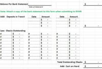 10 Bank Reconciliation Template Get Free Documents Throughout Business Bank Reconciliation Template