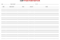 10 Best Images Of Birthday Party Budget Worksheet Budget Regarding Vehicle Service Log Book Template