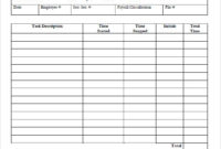 10 Blank Timesheet Templates Free Sample Example Inside Employee Time Log Template