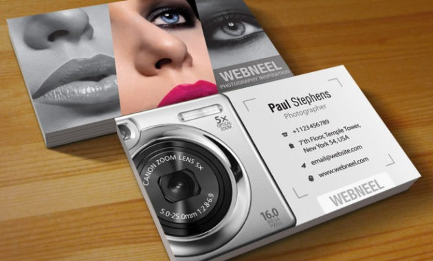 10 Business Card Design Templates For Photographers For Photography Business Card Templates Free Download