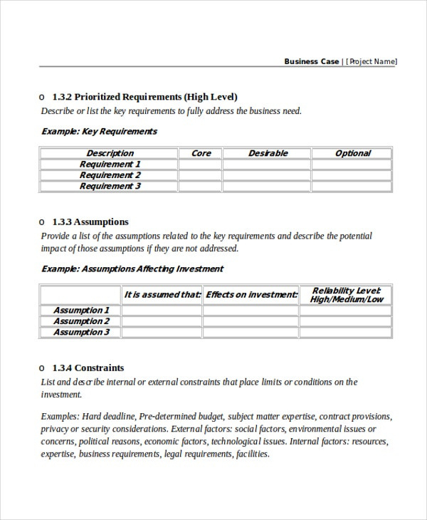 10 Business Case Templates Free Sample Example Format Pertaining To Writing Business Cases Template