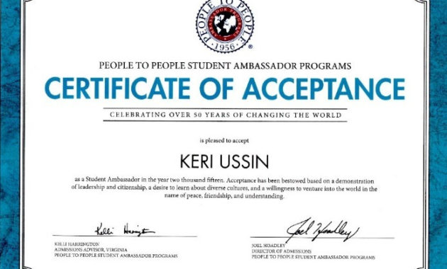 10 Certificate Of Acceptance Templates Free Printable In Awesome Certificate Template Size