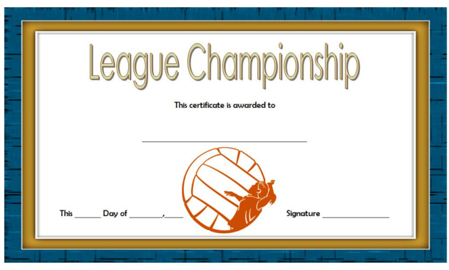 10 Certificate Of Championship Template Designs Free Throughout Quality 10 Free Printable Softball Certificate Templates
