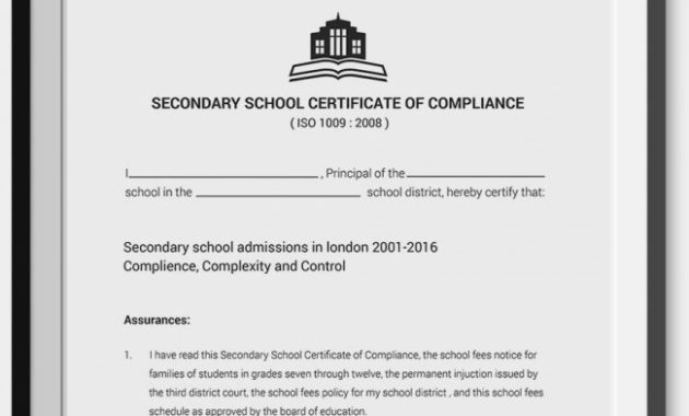 10 Certificate Of Compliance Psd Word Designs Design Inside Certificate Of Compliance Template