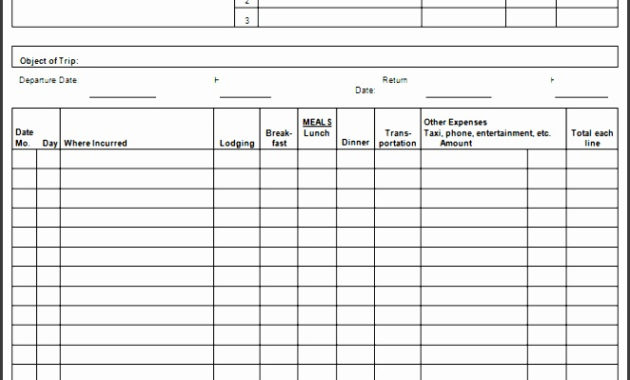 10 Expense Claim Form Template Sampletemplatess Within Medical Expense Log Template