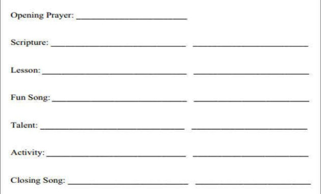 10 Family Agenda Templates Free Sample Example Format Regarding Family Meeting Agenda Template