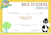 10 First Day Of School Certificate Printable Free Designs With Regard To Free Teamwork Certificate Templates 10 Team Awards