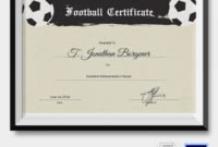 10 Football Certificate Templates Free Word Pdf Throughout Awesome Soccer Certificate Template Free 21 Ideas