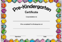 10 Free Editable Pre K Graduation Certificates Word Pdf Within 10 Kindergarten Graduation Certificates To Print Free
