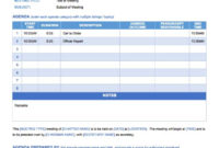 10 Free Meeting Agenda Templates For Microsoft Word In Free Microsoft Office Agenda Templates