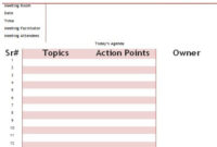 10 Free Meeting Agenda Templates Free Pd Templates Within Free Agenda Template With Attendees