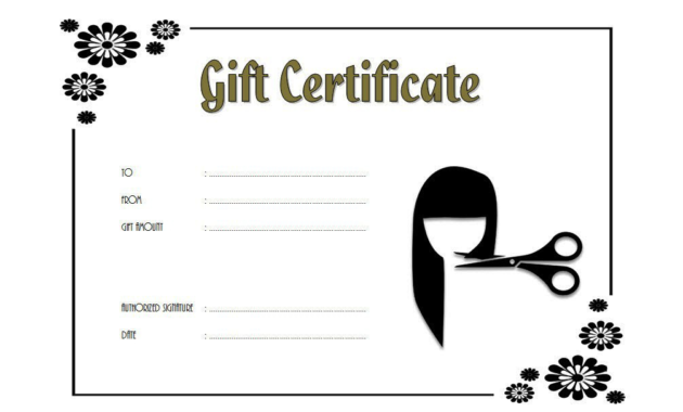 10 Free Printable Beauty Salon Gift Certificate Templates Inside Awesome Happy New Year Certificate Template Free 2019 Ideas