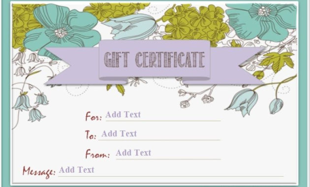 10 Free Wedding Gift Certificate Templates Best Office Files With Wedding Gift Certificate Template