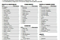 10 Grocery Order Forms Pdf Free Premium Templates With Grocery Store Business Plan Template