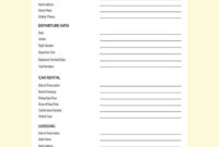 10 Itinerary Templates In Word Free Premium Templates With Regard To Business Travel Itinerary Template Word