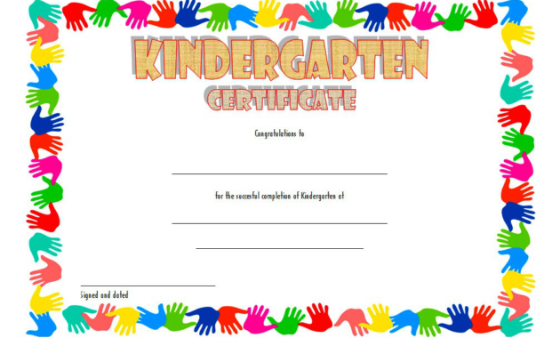 10 Kindergarten Graduation Certificates To Print Free Intended For Printable Editable Pre K Graduation Certificates