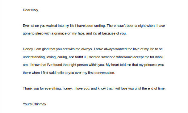 10 Love Letters For Girlfriend Word Sample Templates In Best Best Girlfriend Certificate 10 Love Templates