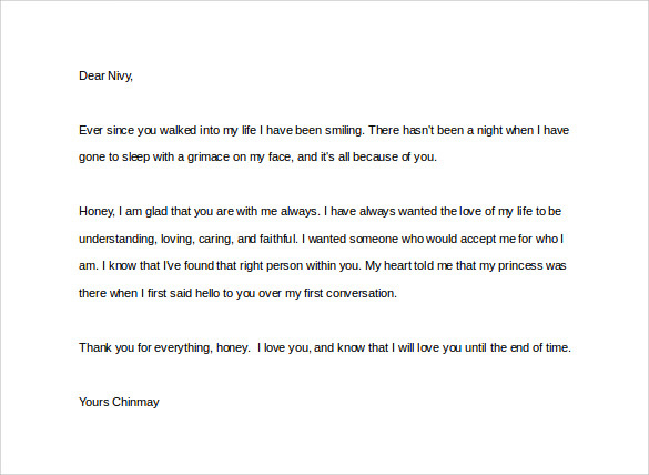 10 Love Letters For Girlfriend Word Sample Templates In Best Best Girlfriend Certificate 10 Love Templates