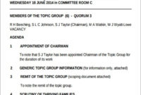 10 Management Agenda Example Free Sample Example Pertaining To Awesome Management Meeting Agenda Template