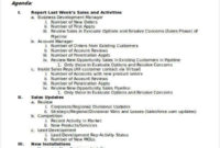 10 Meeting Agenda Samples Free Sample Example Format Intended For Amazing Sales Meeting Agenda Template Word