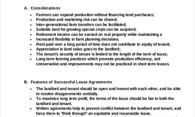 10 Property Rental Agreement Doc Pdf Free Premium Intended For Farm Business Tenancy Template