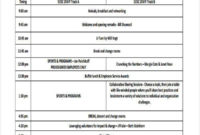 10 Retreat Agenda Templates Free Word Pdf Format Regarding Church Staff Meeting Agenda Template