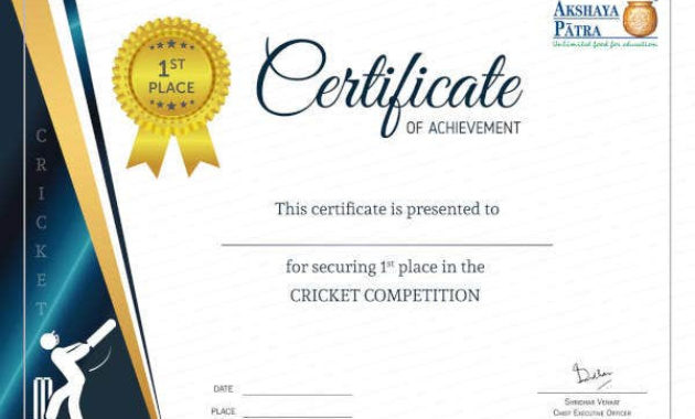 10 Sample Achievement Certificate Templates Free Within Certificate Of Accomplishment Template Free