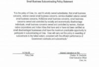 10 Small Business Policy Templates Pdf Free Premium For Policies And Procedures Template For Small Business