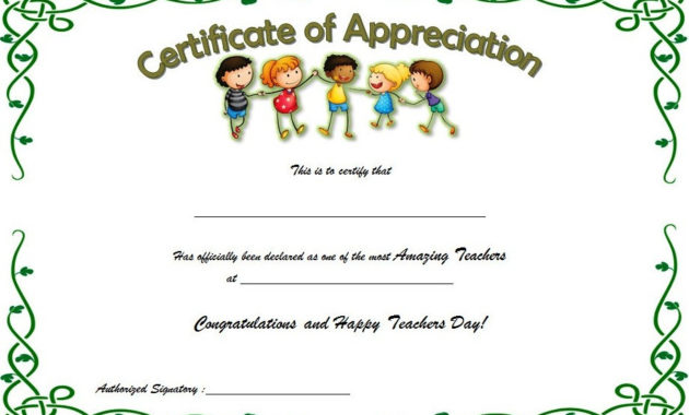 10 Teacher Appreciation Certificate Templates Ideas Regarding Lifeway Vbs Certificate Template
