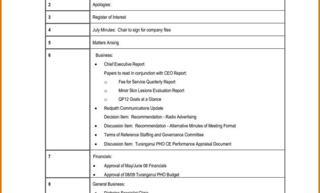 10 Template For Minutes Of A Meeting Free Proposal Resume Inside Awesome Simple Meeting Minutes Template