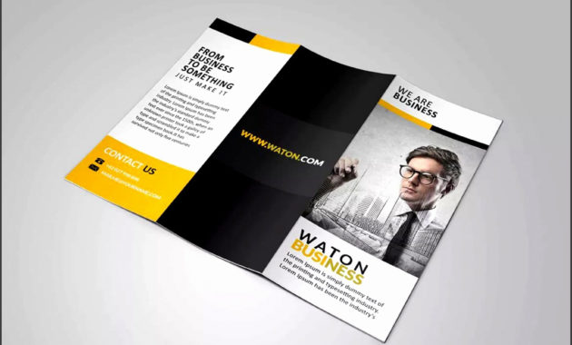 10 Tri Fold Brochure Templates Psd Sampletemplatess In Free Tri Fold Business Brochure Templates