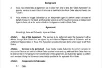 10 Vendor Noncompete Agreement Templates Free Sample Inside Business Templates Noncompete Agreement