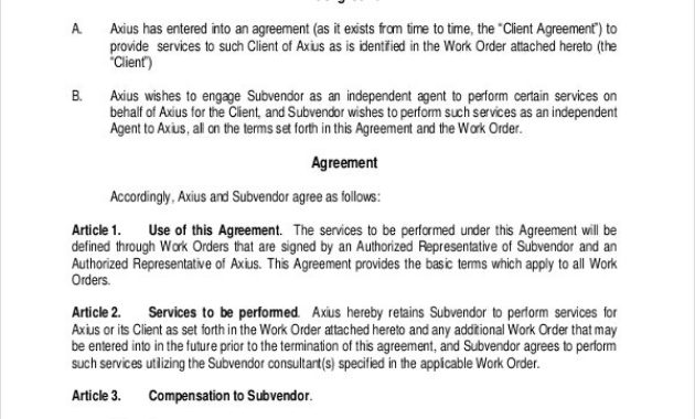 10 Vendor Noncompete Agreement Templates Free Sample Inside Business Templates Noncompete Agreement