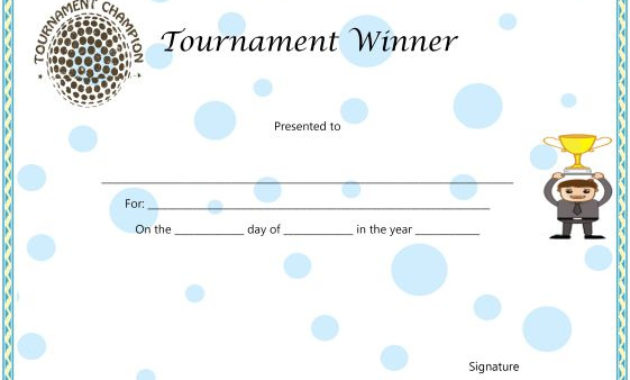 10 Winner Certificate Templates Free Printable Word For Free Winner Certificate Template