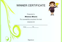 10 Winner Certificate Templates Free Printable Word For Quality Pageant Certificate Template