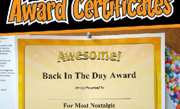 101 Funny Award Certificates Pdf Download With Certificate For Best Dad 9 Best Template Choices