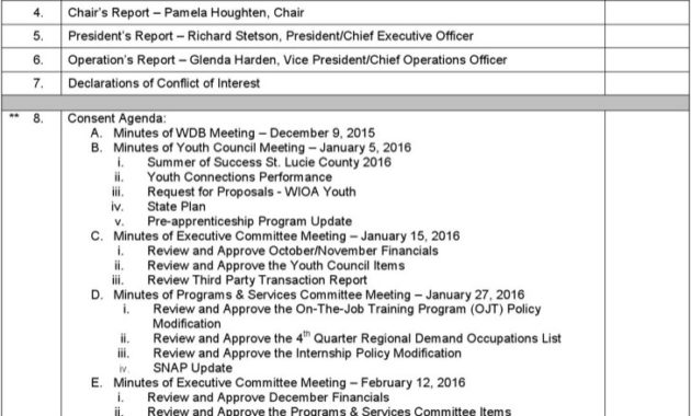 11 Board Of Directors Meeting Agenda Templates Free Download Intended For Free First Board Meeting Agenda Template