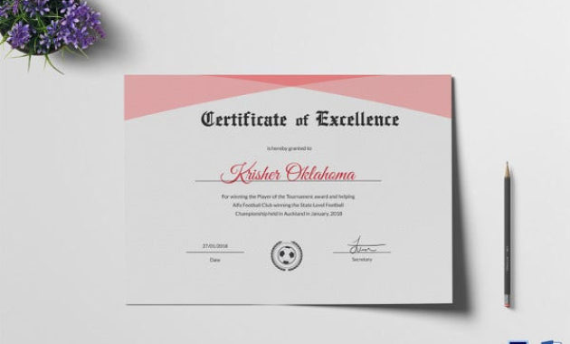 11 Football Certificate Templates Free Word Pdf Pertaining To Youth Football Certificate Templates