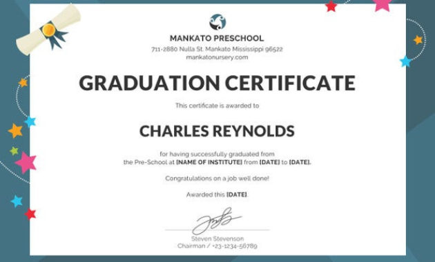 11 Graduate Certificate Templates Free Printable Word Within Graduation Gift Certificate Template Free