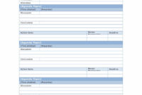 11 Meeting Minutes Template Nurul Amal With Business Valuation Report Template Worksheet