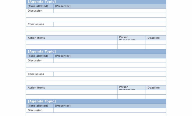 11 Meeting Minutes Template Nurul Amal With Business Valuation Report Template Worksheet