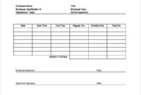 11 Time Log Templates Pdf Word Excel Free Premium Pertaining To Time Management Log Template
