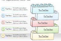 1113 Business Ppt Diagram Five Staged Business Process Intended For Business Process Modeling Template