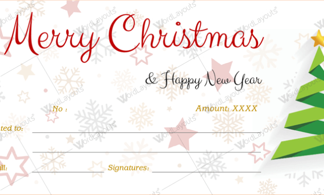 12 Beautiful Christmas Gift Certificate Templates For Word Within Amazing Travel Gift Certificate Editable
