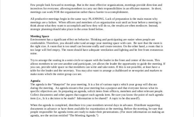 12 Effective Meeting Agenda Templates Free Sample Within Fun Meeting Agenda Template