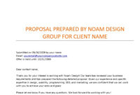 12 Free Sample Website Design Proposal Templates Regarding Website Development Proposal Template