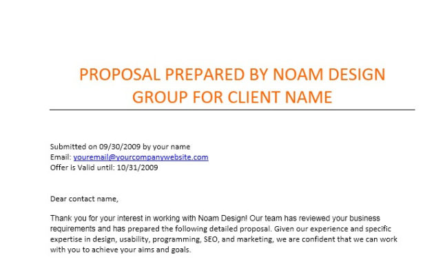 12 Free Sample Website Design Proposal Templates Regarding Website Development Proposal Template