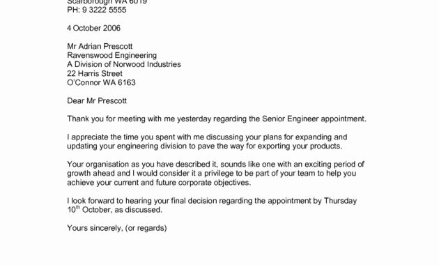 12 Interview Thank You Letter Engineering Radaircars For Free Thank You Email Template After Meeting
