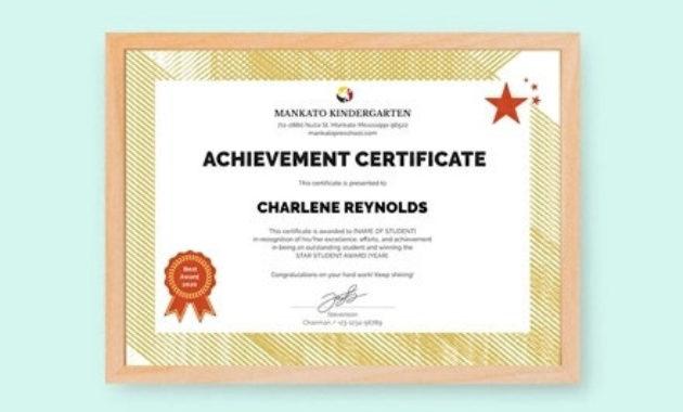 12 Kindergarten Diploma Certificate Designs Templates With Regard To Kindergarten Diploma Certificate Templates 10 Designs Free